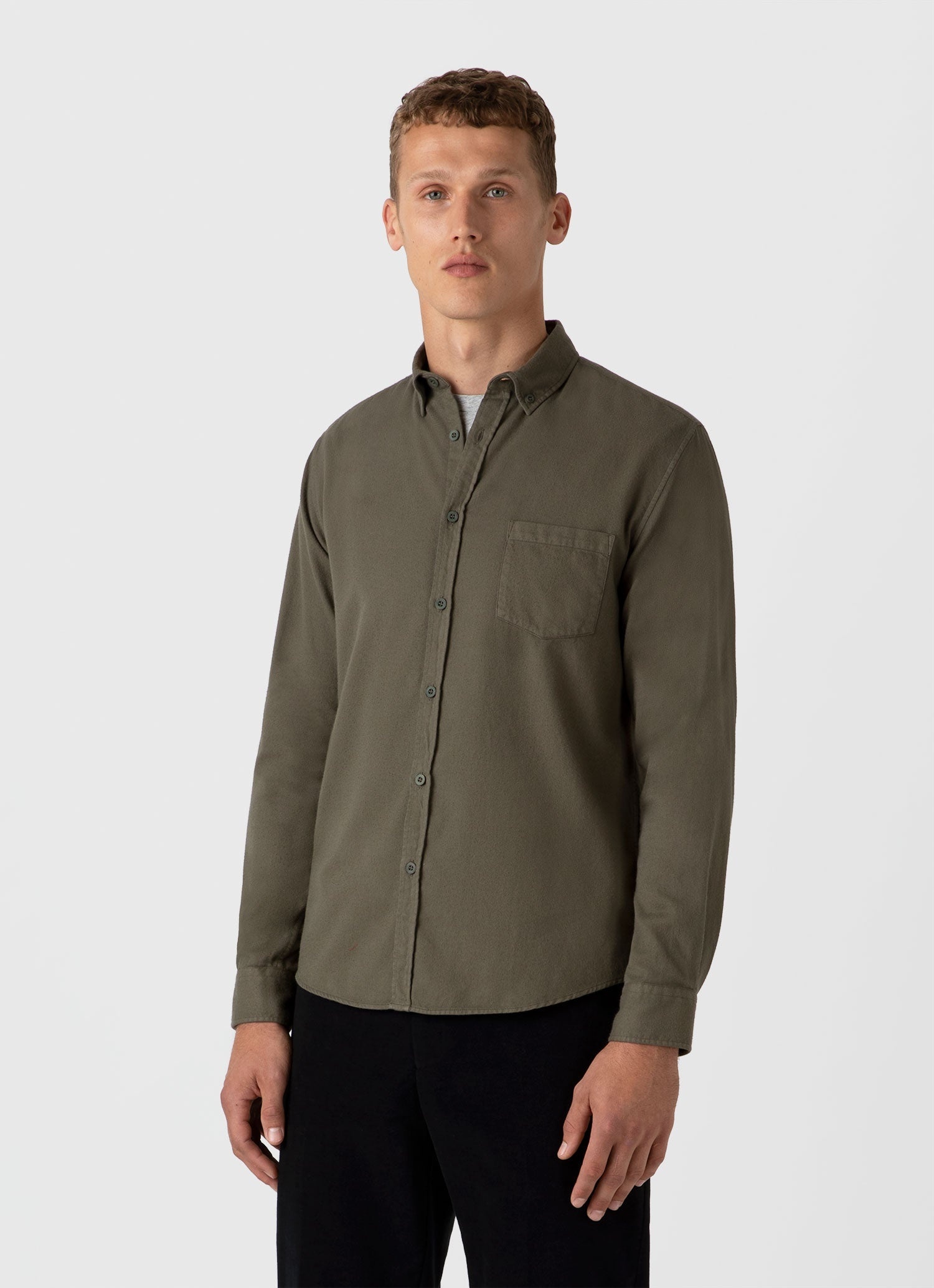 Button Down Flannel Shirt - 2