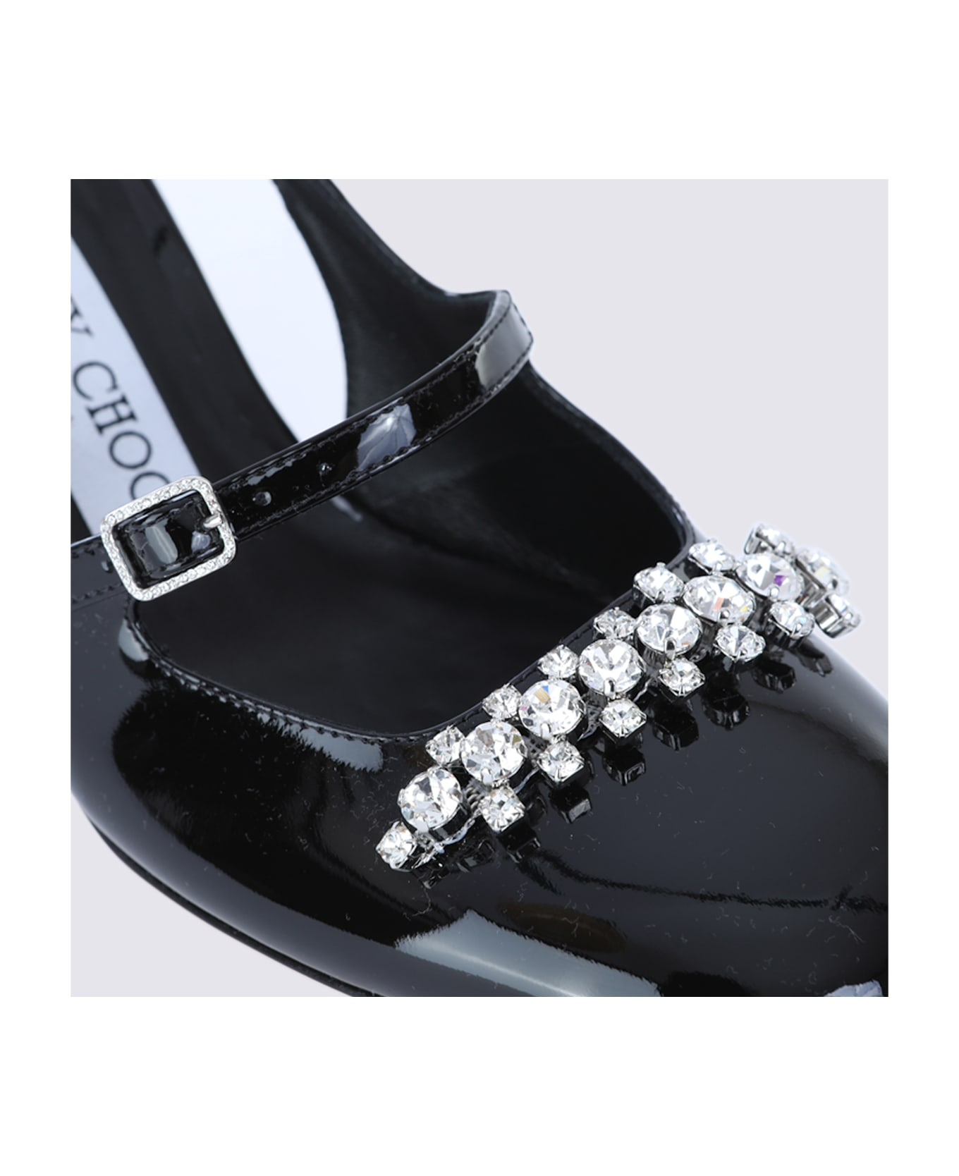 Black Leather Belinda Pumps - 4