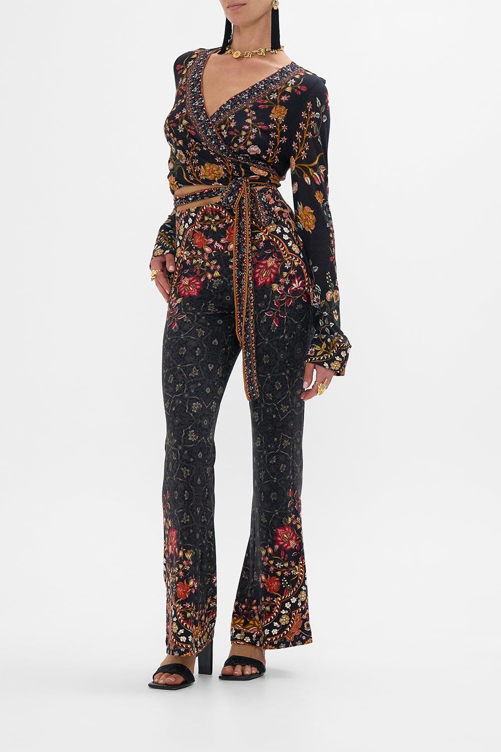 JERSEY FLARE PANT - 4