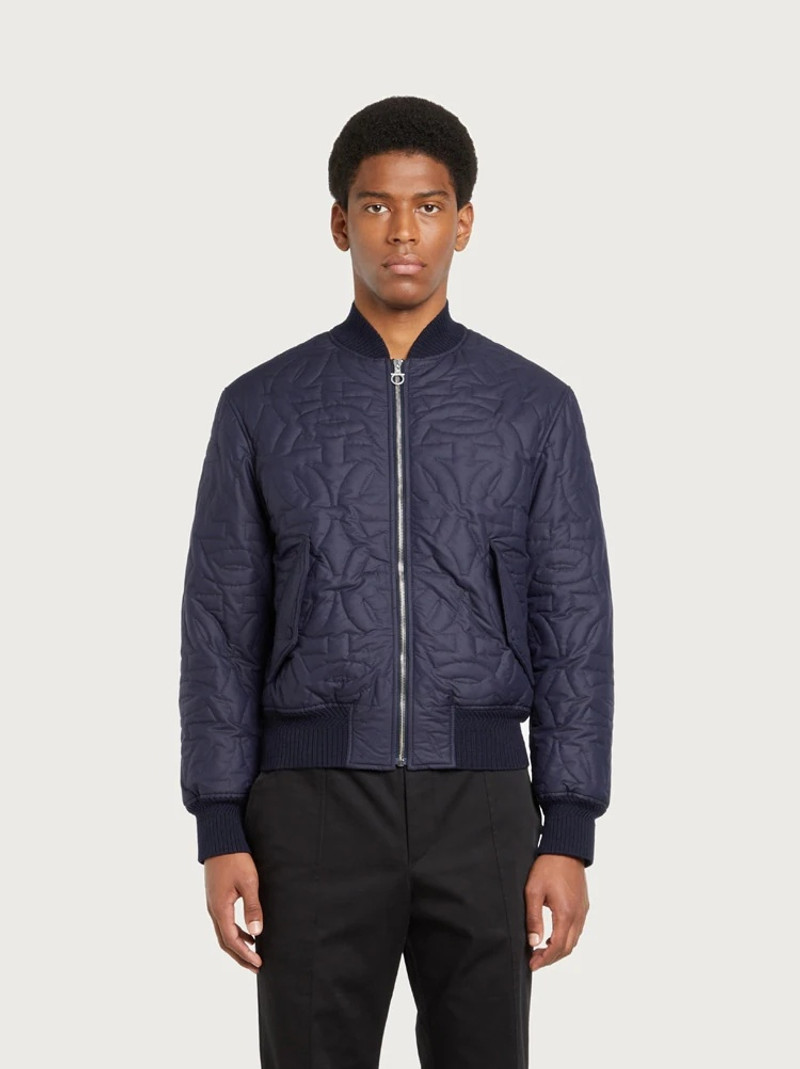FERRAGAMO QUILTED GANCINI BLOUSON outlook