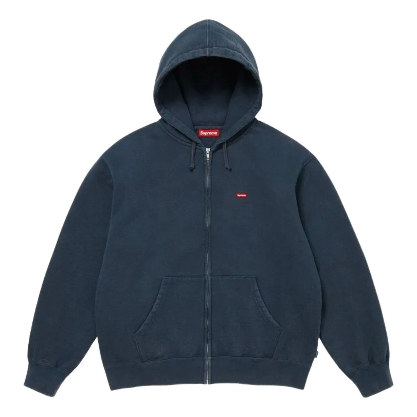 Supreme FW26 Small Box Zip Up Hooded Sweatshirt 'Navy' SUP-FW26-031-NVY - 1