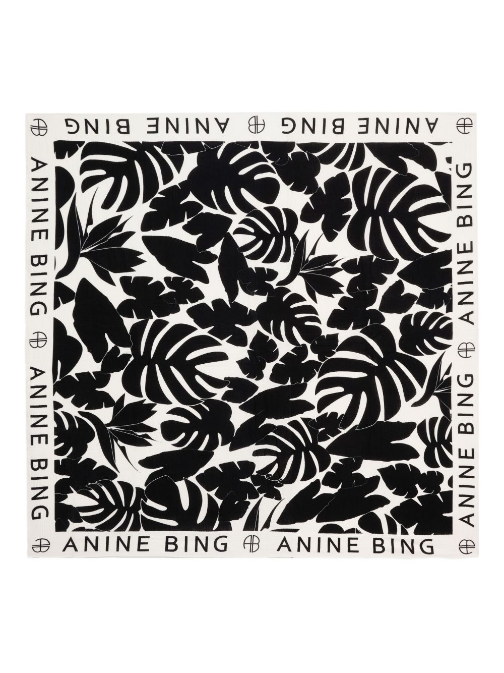Eliza tropical leaf print sarong - 3