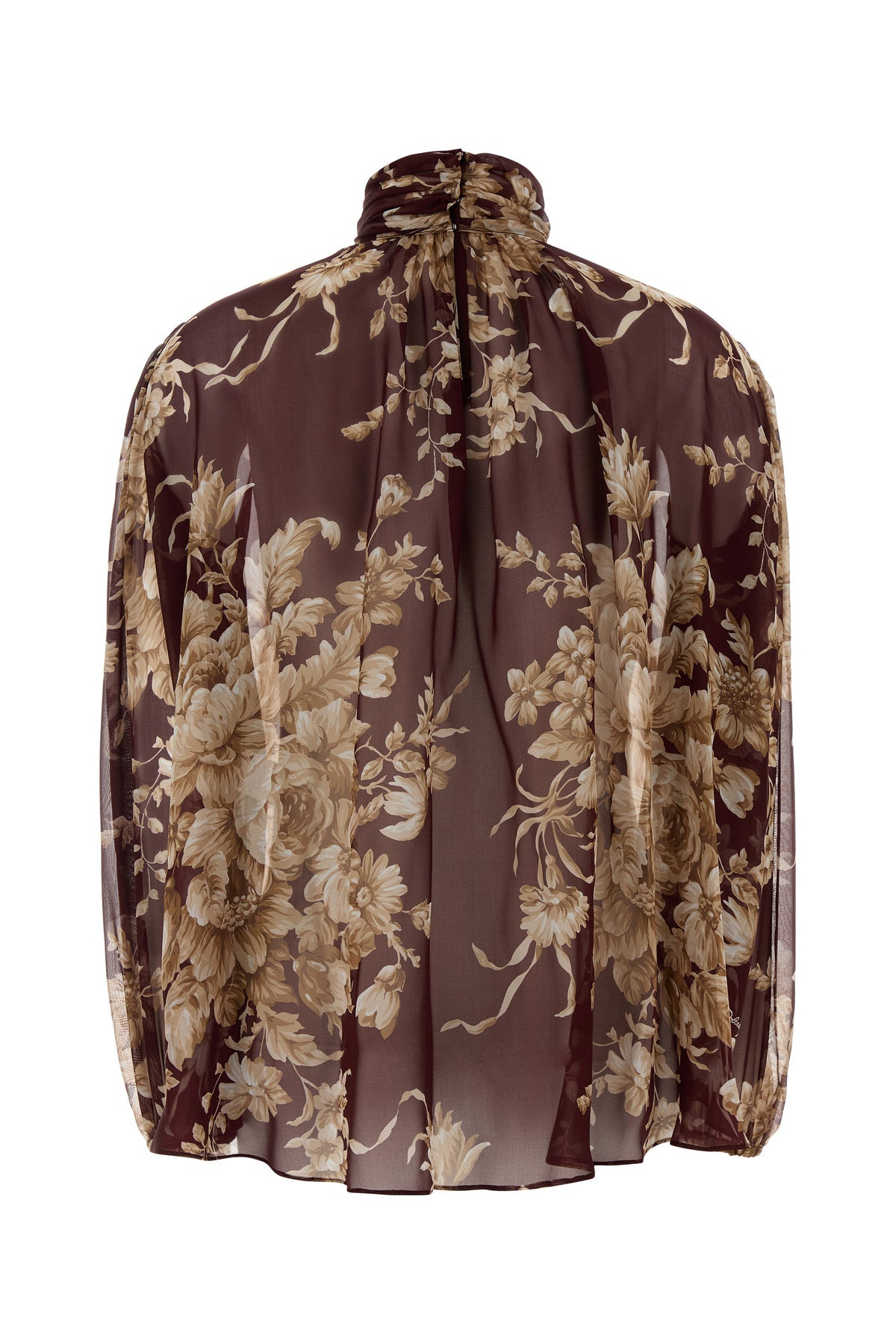 Printed silk blouse - 2
