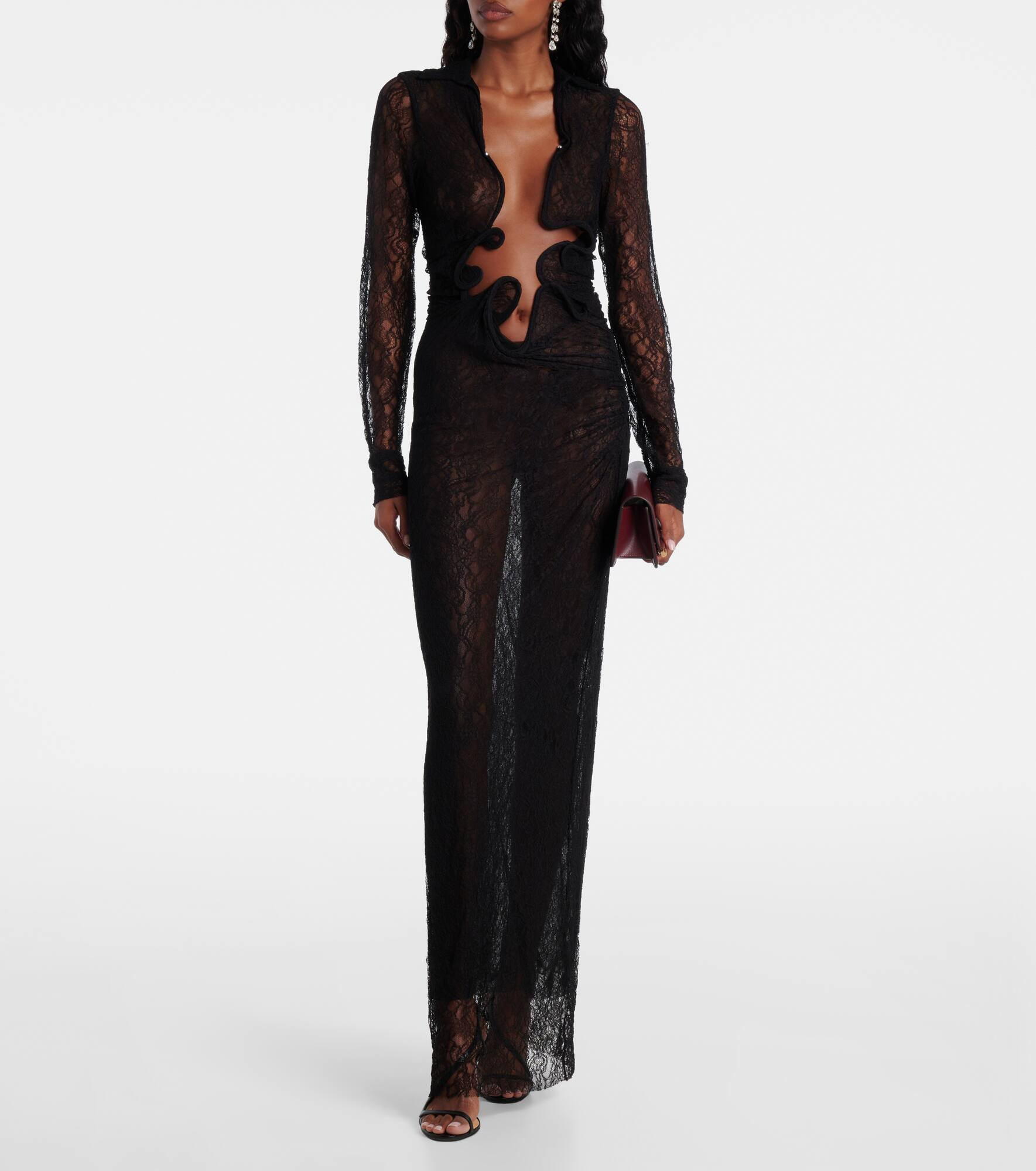 Venus sheer lace gown - 2