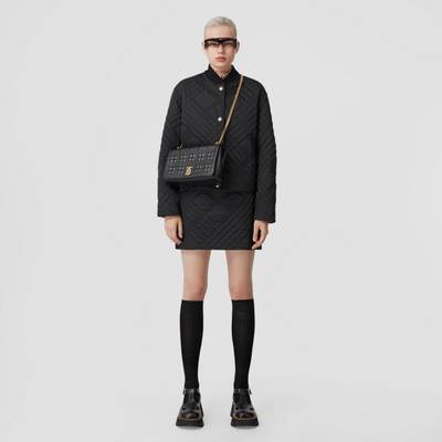 Burberry Check Quilted Nylon Mini Skirt outlook