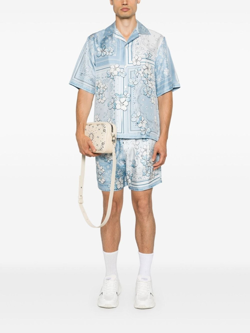 AMIRI Bandana floral silk shorts outlook