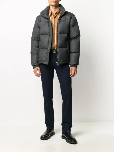 Sandro zip-up puffer jacket outlook