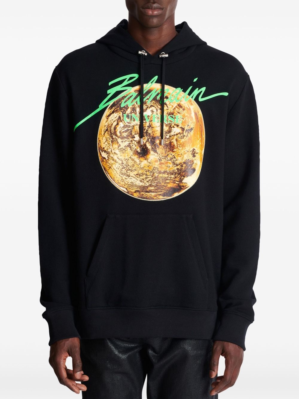 Universe & Planet-print hoodie - 6