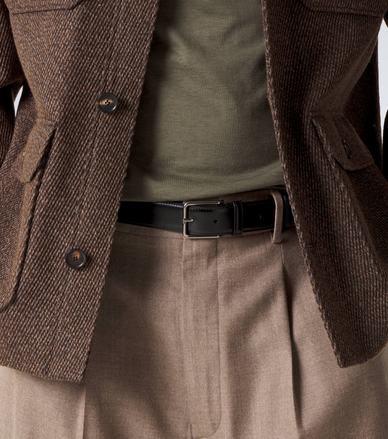Loro Piana Mayfair leather belt outlook