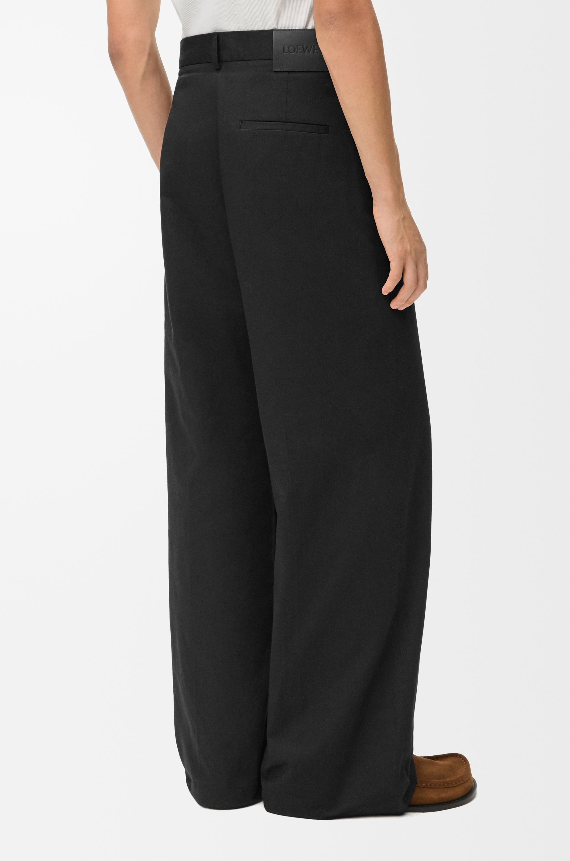 Pleated trousers in cotton - 4