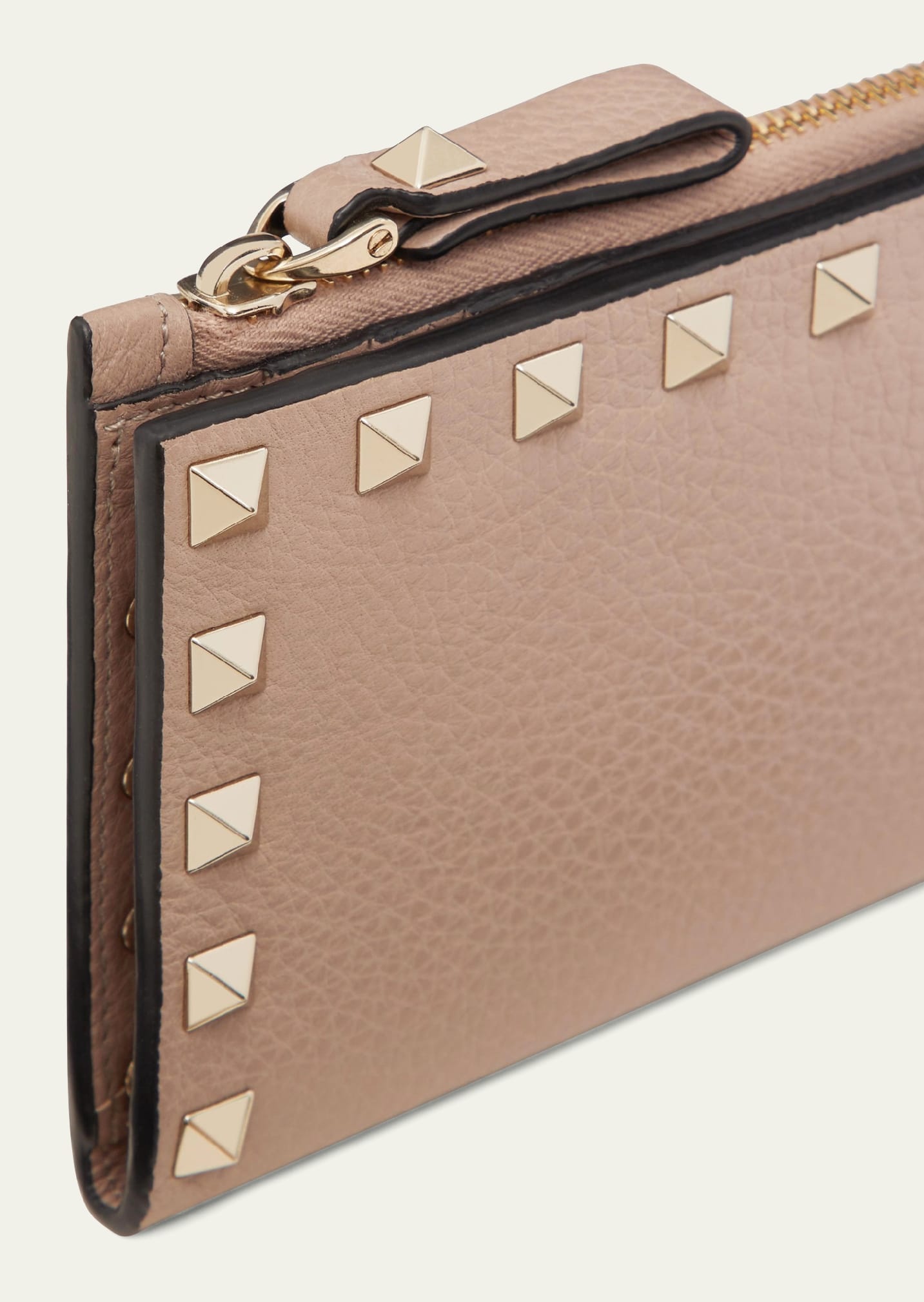 Rockstud Leather Zip Coin Purse/Card Holder - 5