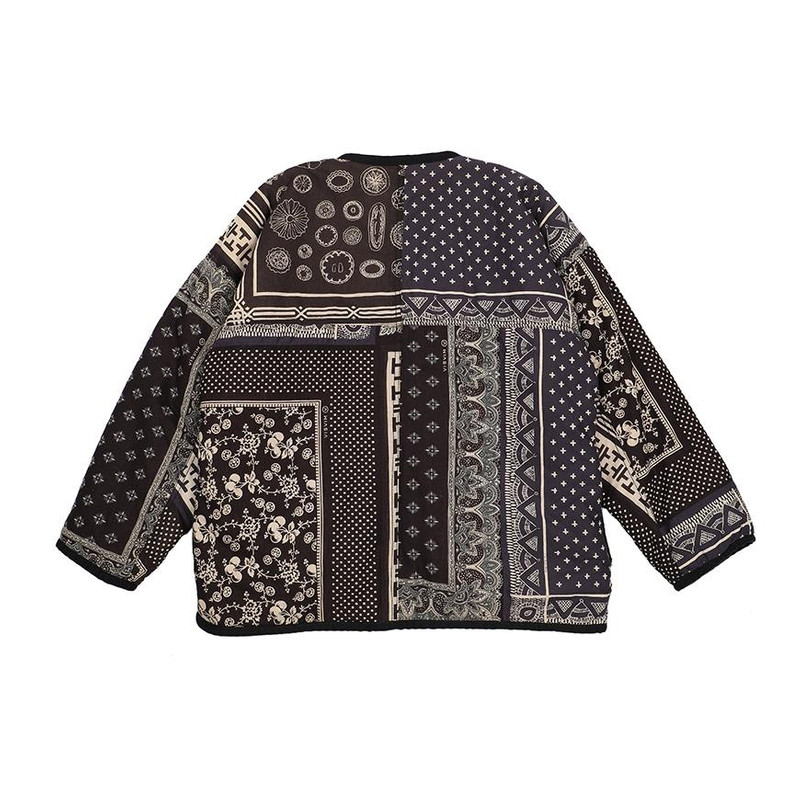 visvim KIMONO LINER JKT (S) BANDANA P.W. BLACK outlook