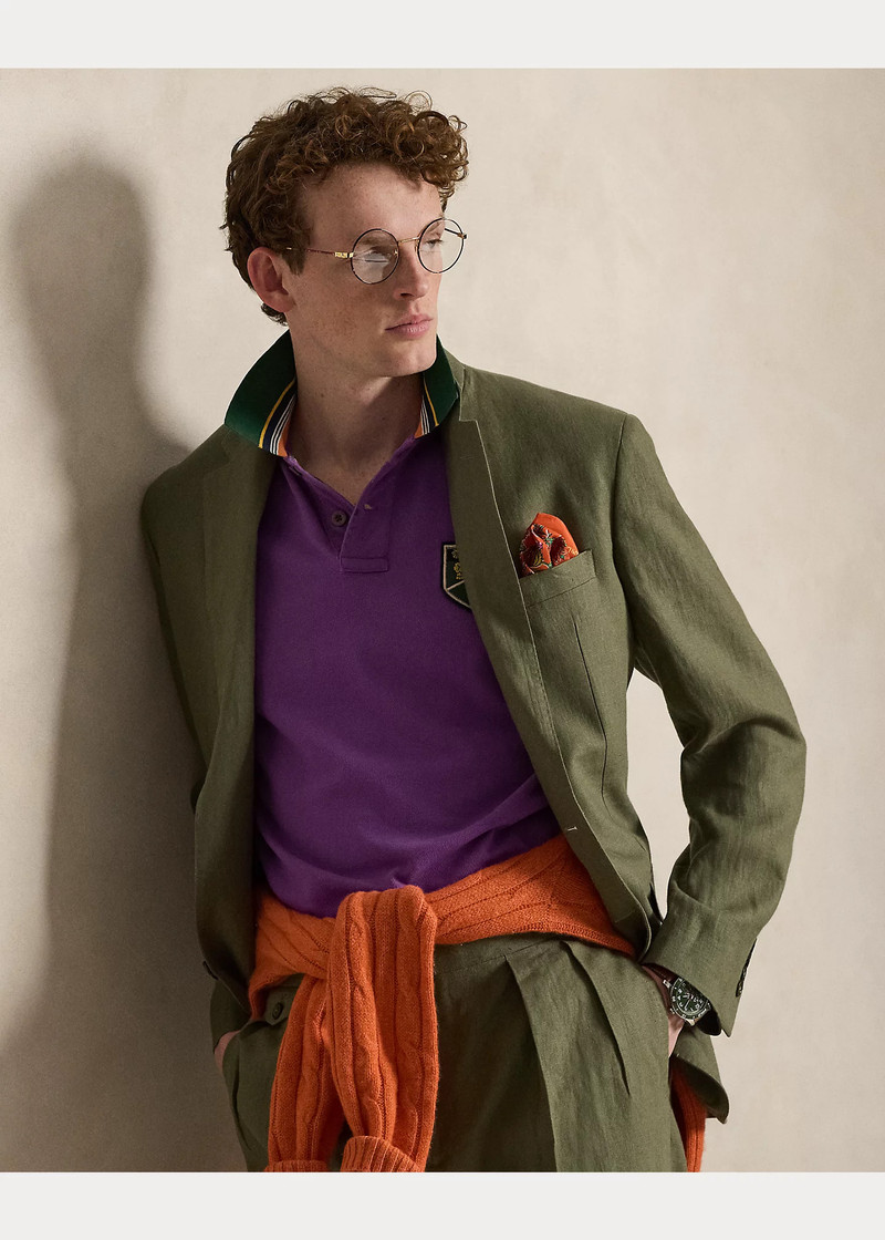 Polo Tailored Fit Linen Suit Jacket 7