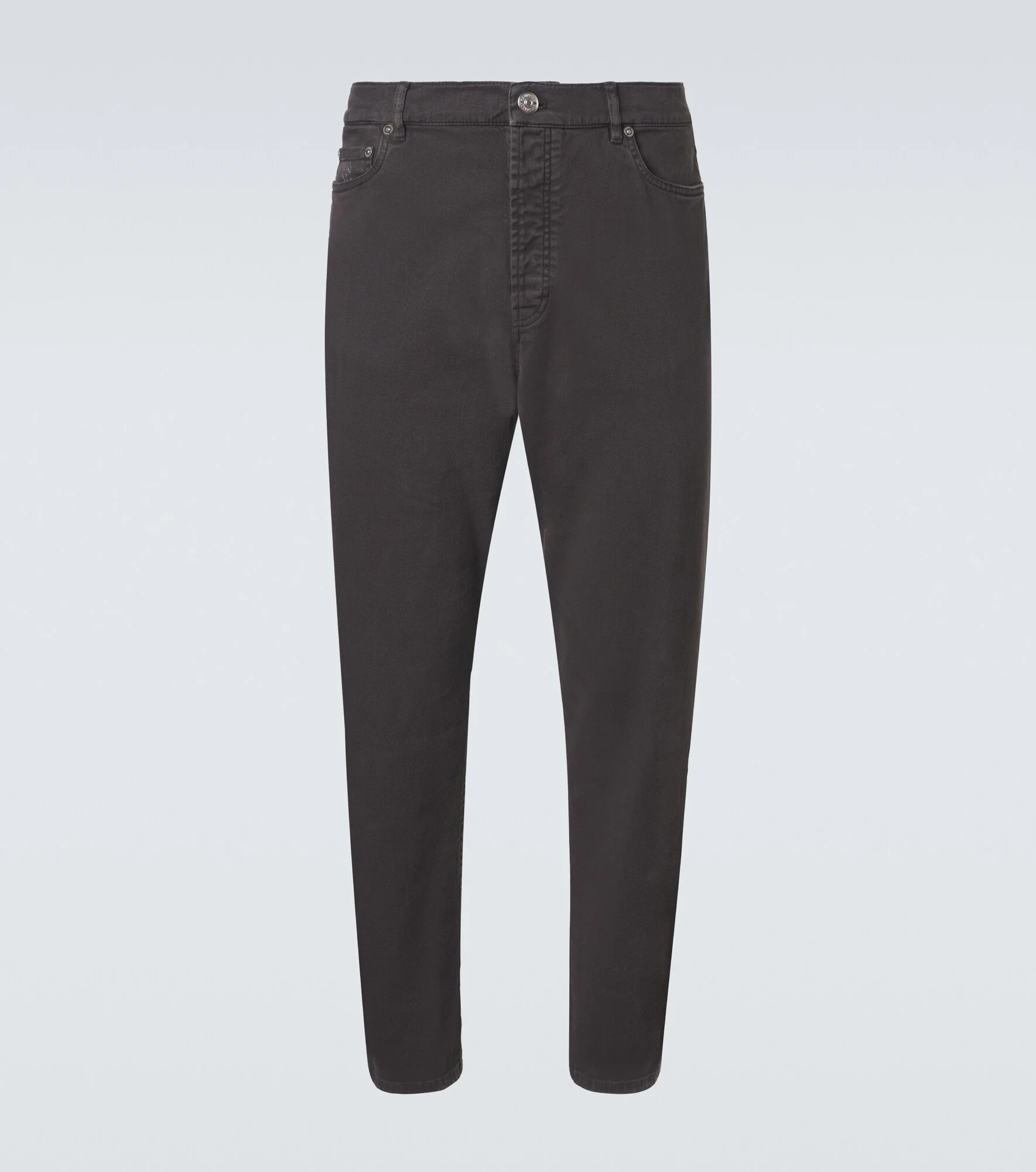 Mid-rise straight jeans - 1