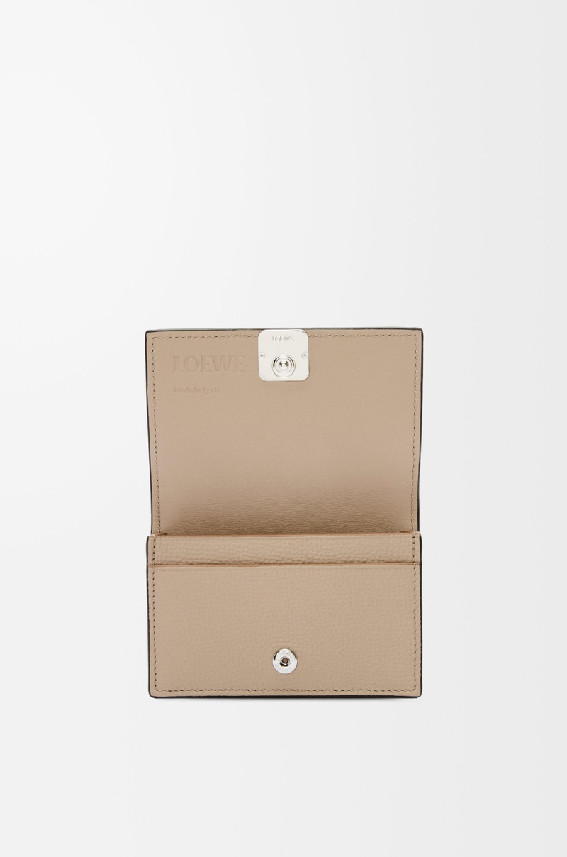 Loewe Anagram business cardholder in pebble grained calfskin outlook
