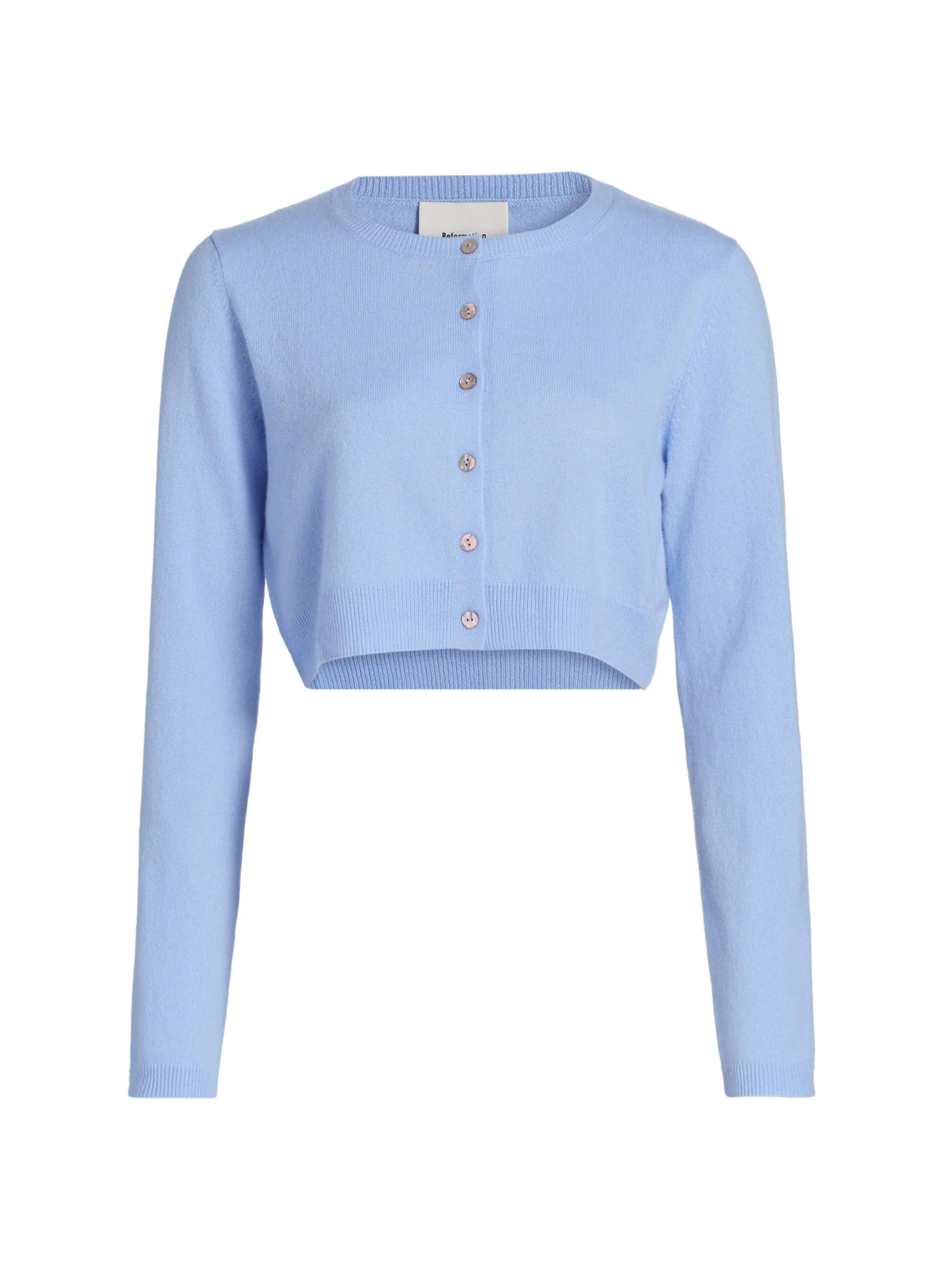 Women's Janie Cashmere Cardigan - Ice Water - 1