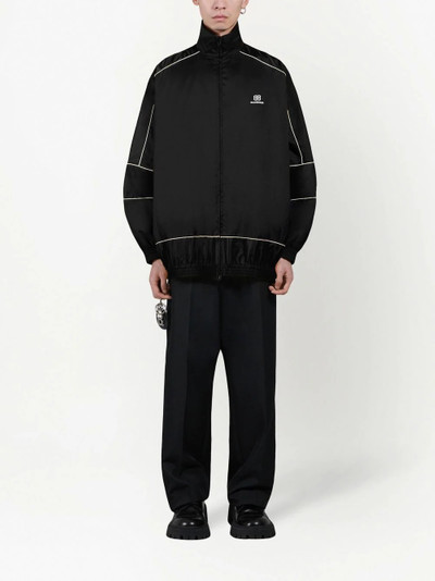 BALENCIAGA Coach panelled windbreaker outlook