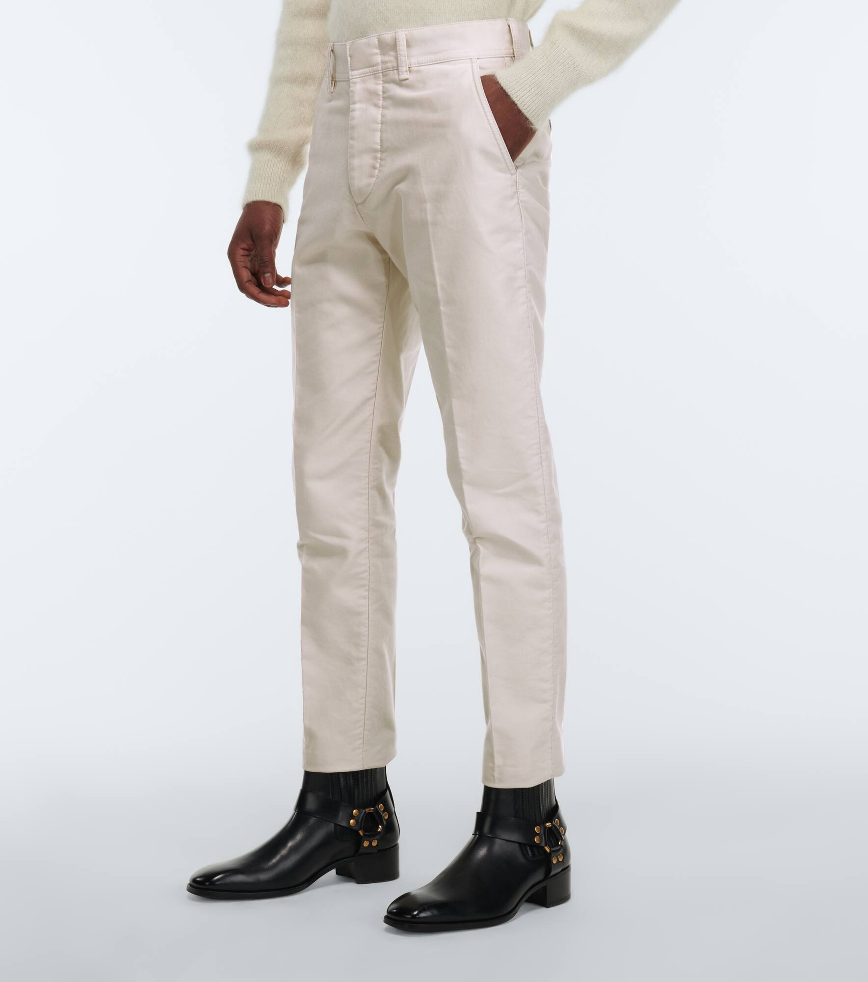 Cotton chino sport pants - 3