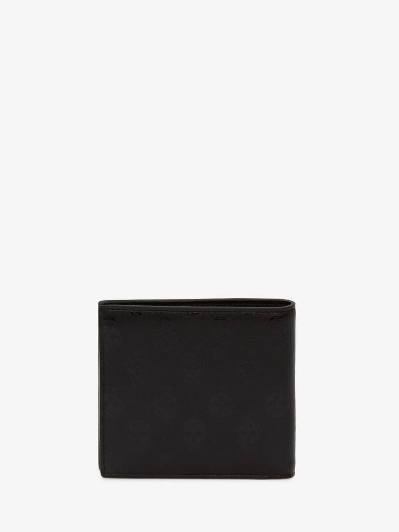 Bilker Skull Billfold Wallet in Black 3