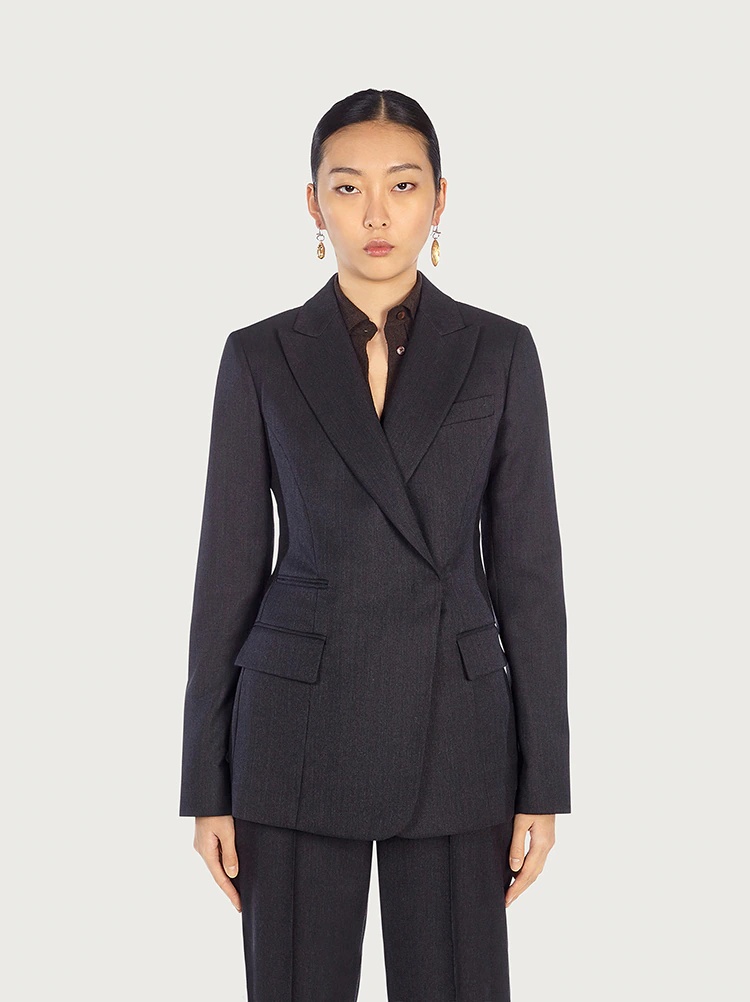 DOUBLE BREASTED BLAZER - 2