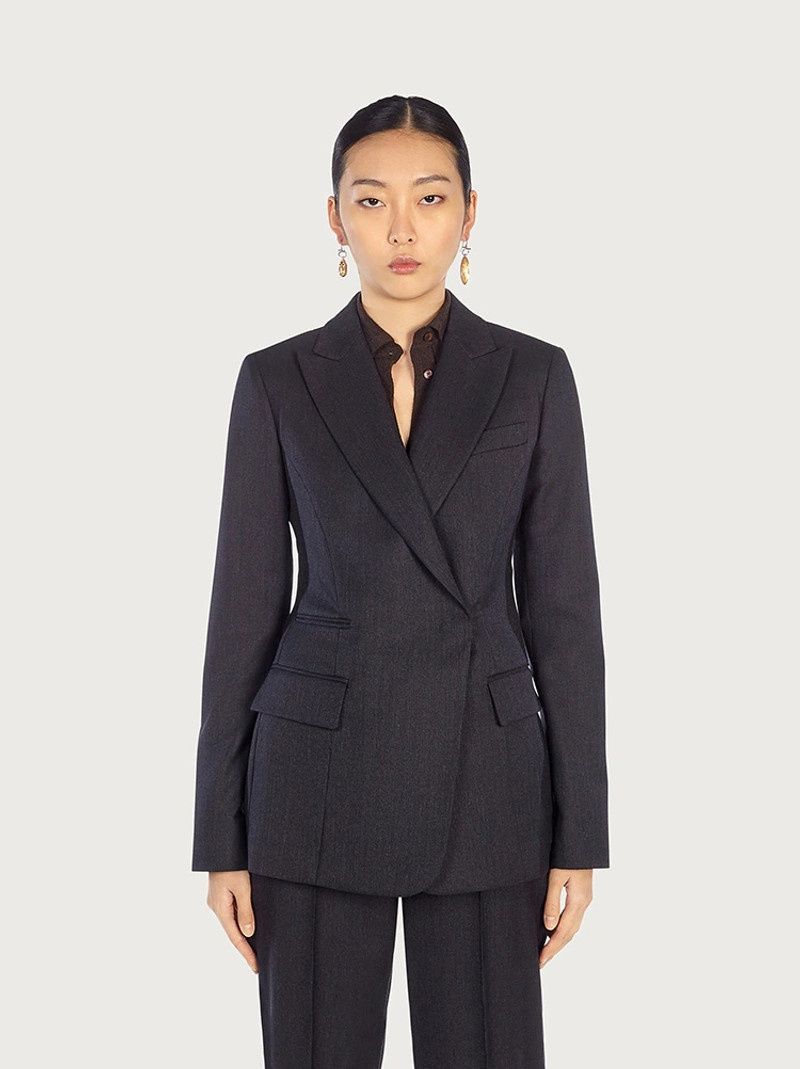 FERRAGAMO DOUBLE BREASTED BLAZER outlook