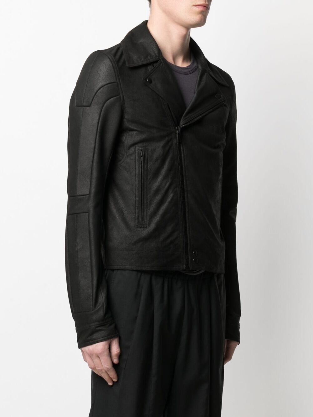 Performa panelled biker jacket - 3