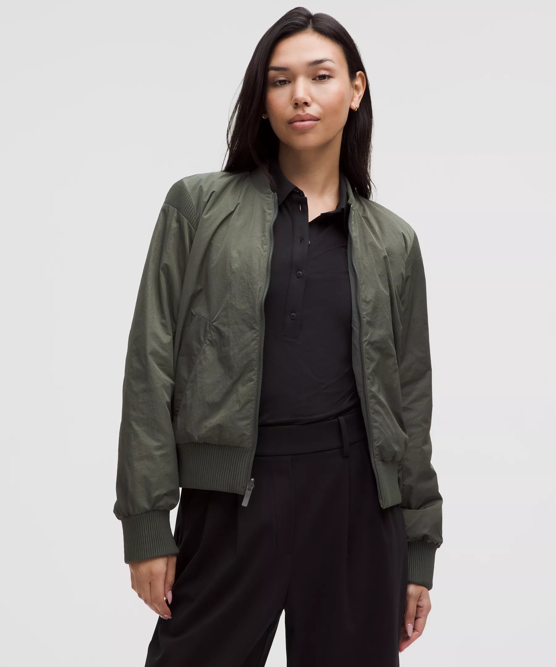 Women's Reversible Insulated Bomber Jacket - 1