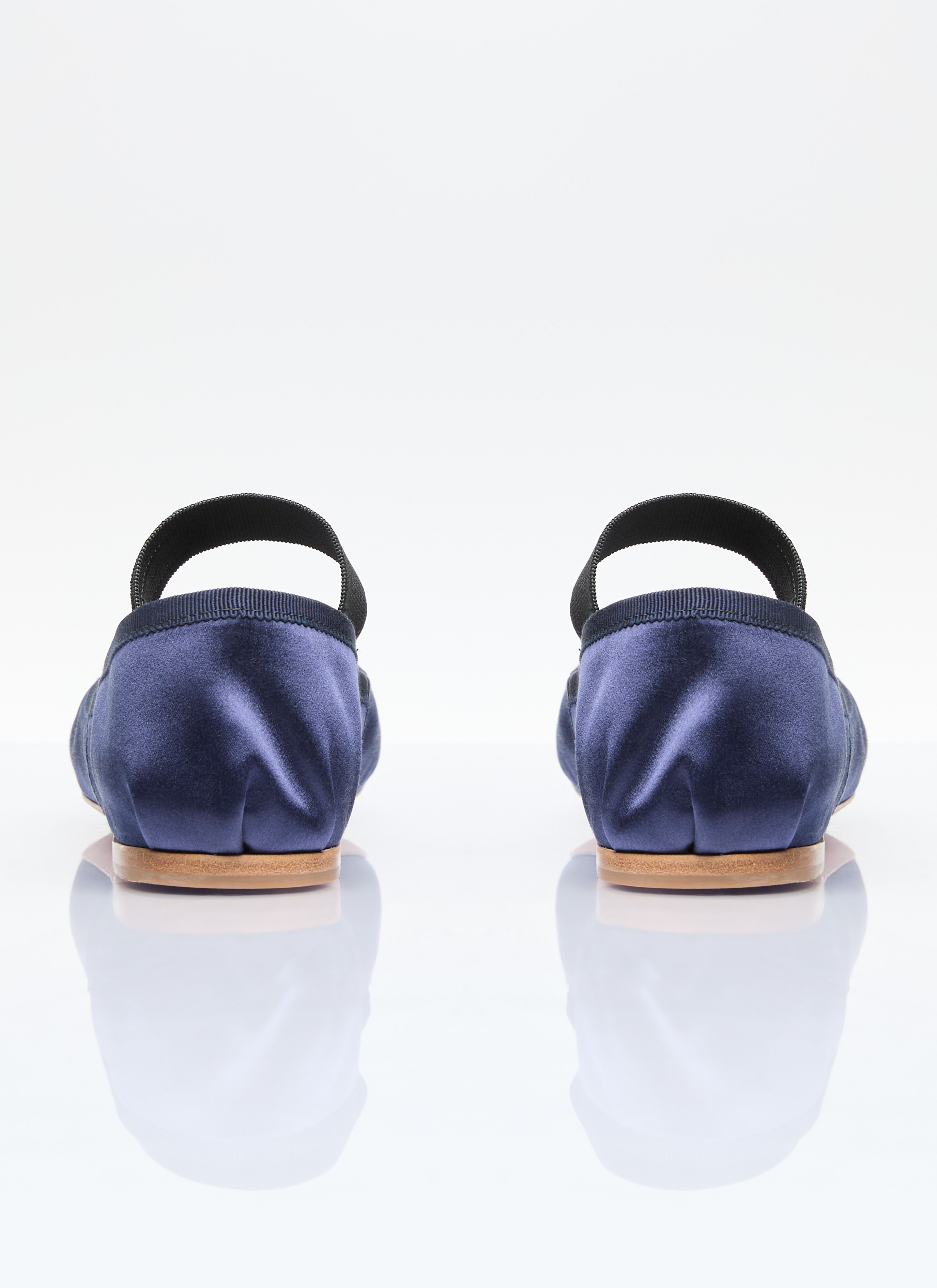 Miu Miu Women Satin Ballerina Flats - 6
