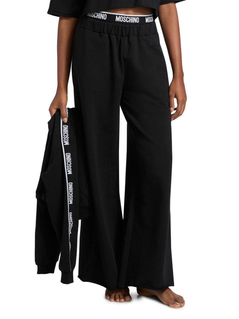 Women's Intimo Donna Home Stretch-Cotton Pants - Black 3