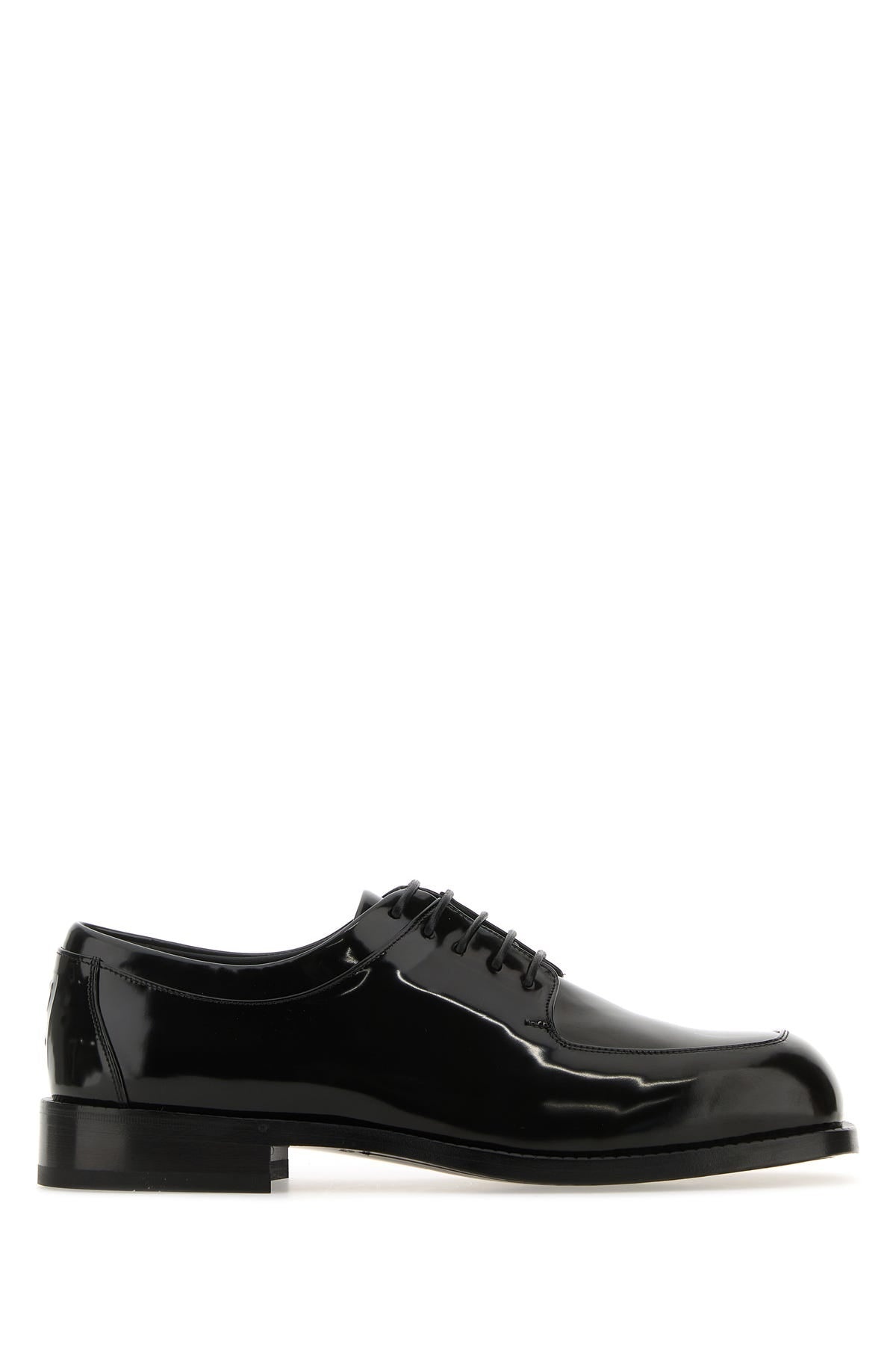 Black leather Dinamic lace-up shoes - 1