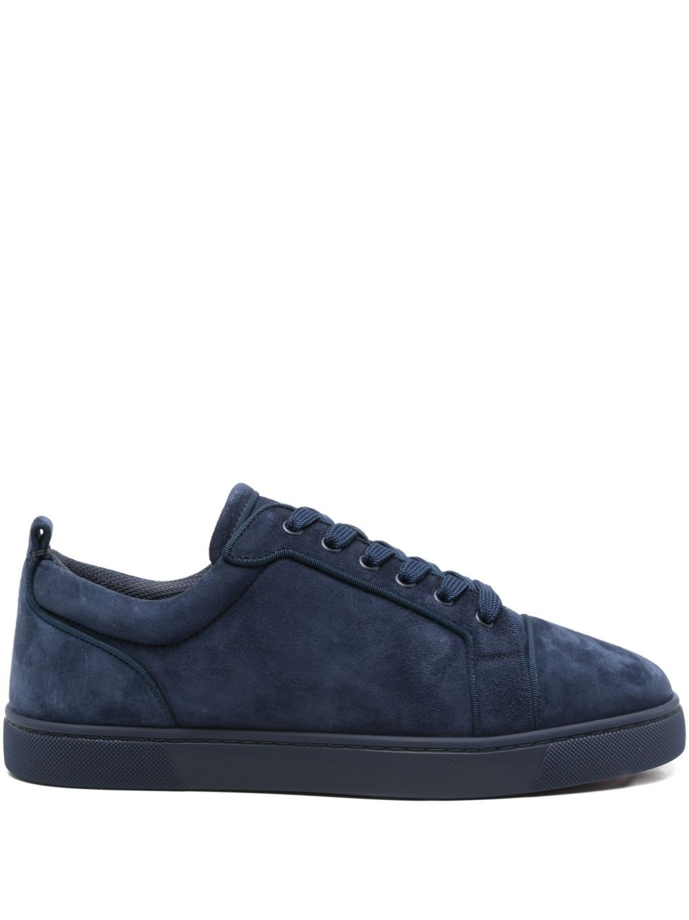 Christian Louboutin Men Louis Junior Velvet Sneakers - 1