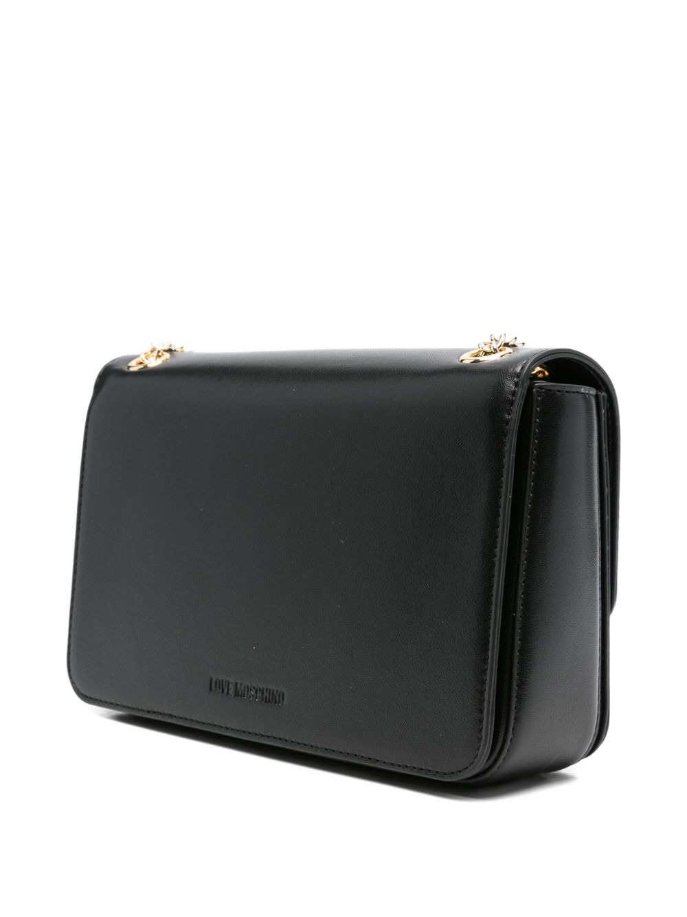 heart-plaque cross body bag - 3