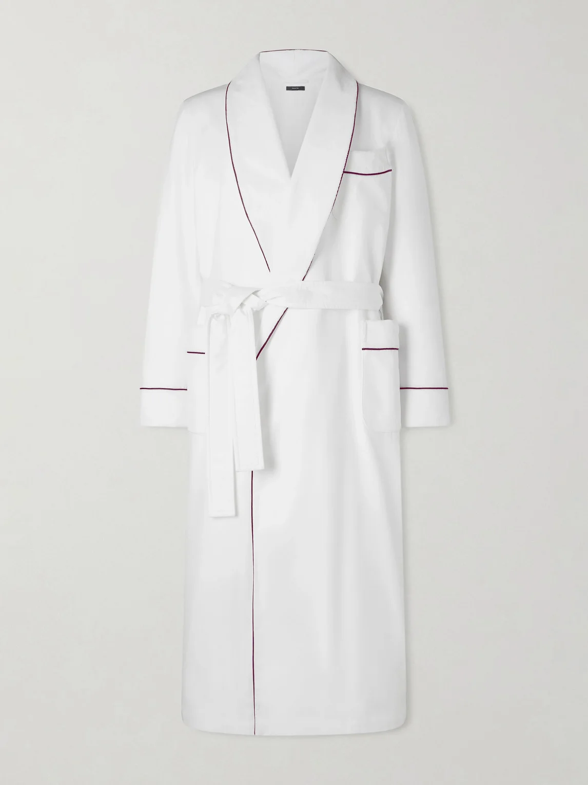 Piped Silk Robe - 1