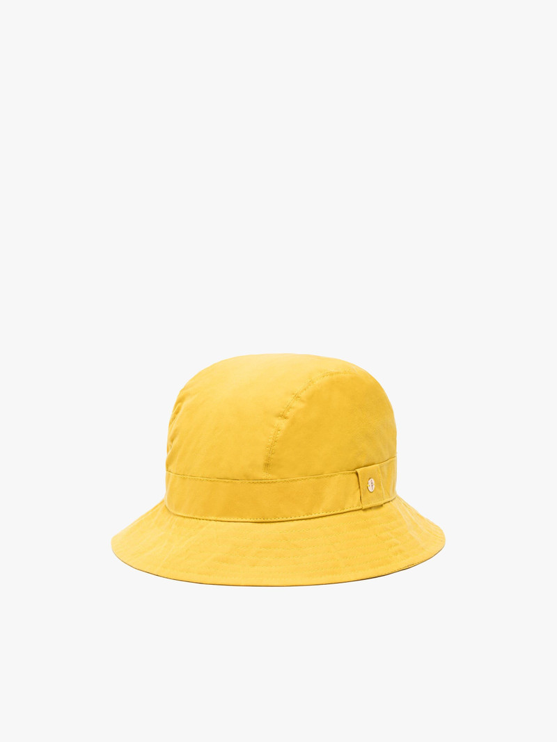 RAINIE YELLOW WAXED COTTON BUCKET HAT 1