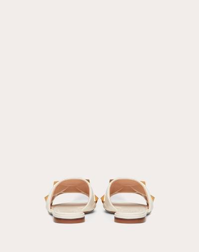 Valentino ROMAN STUD FLAT SLIDE SANDAL IN QUILTED NAPPA outlook