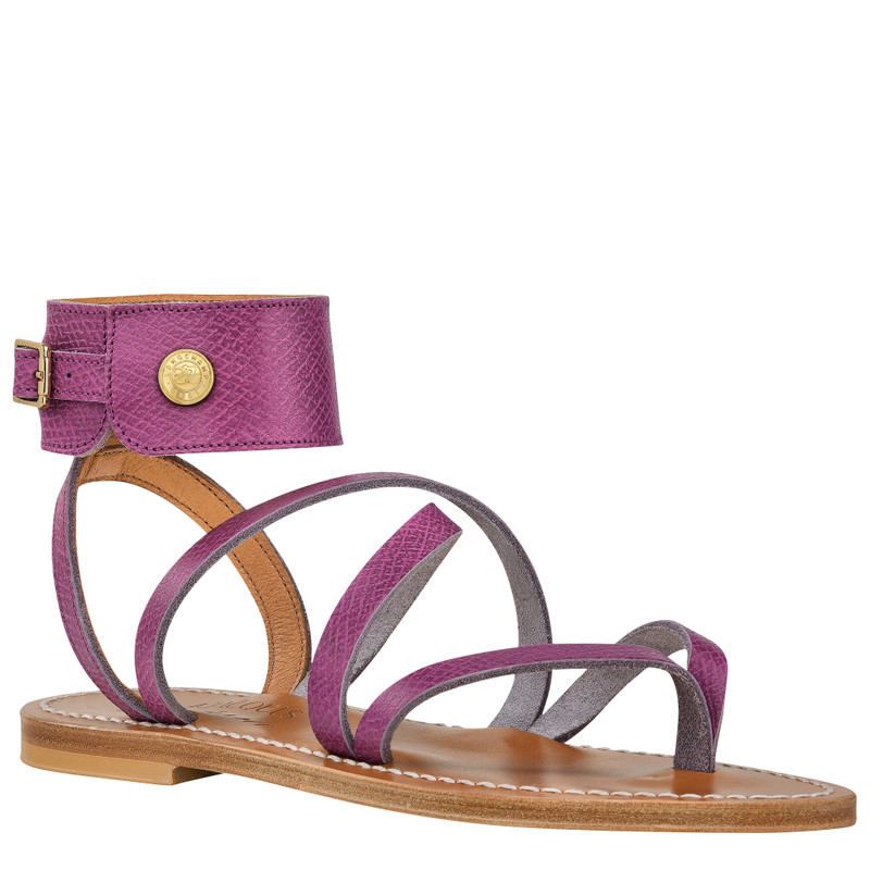 Longchamp x K.Jacques Sandals Violet - Leather 3