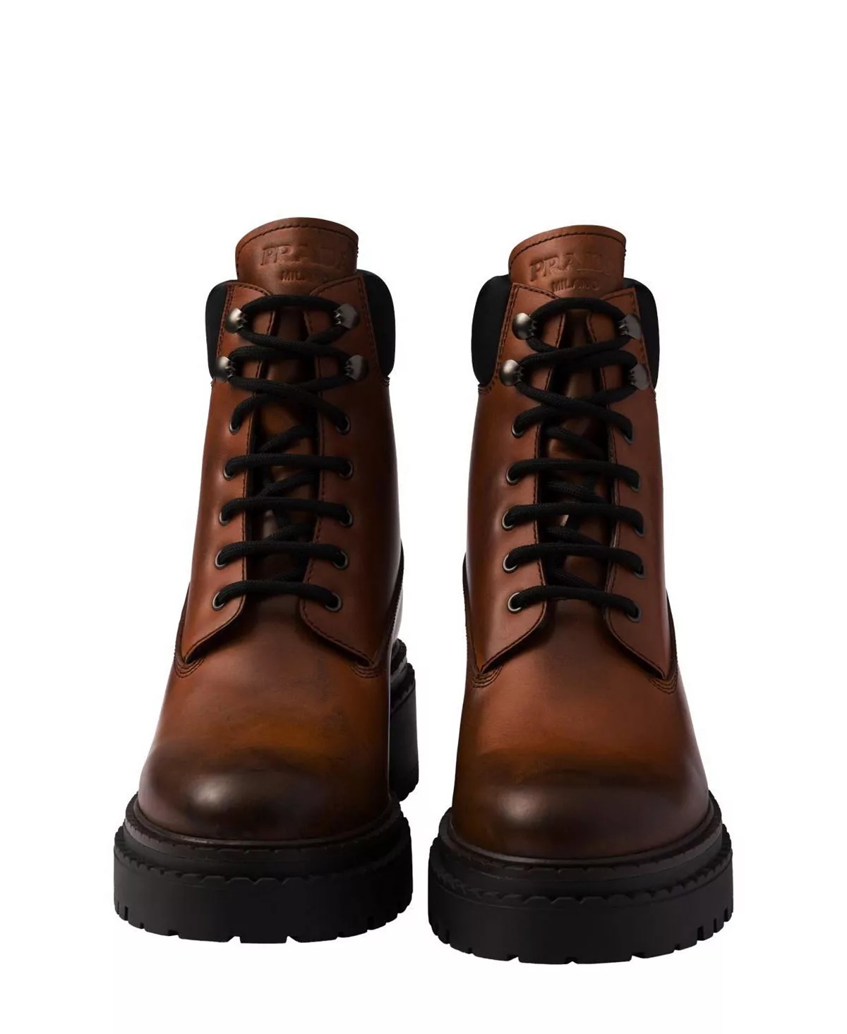 Women's Leather and Re-Nylon Booties - 6