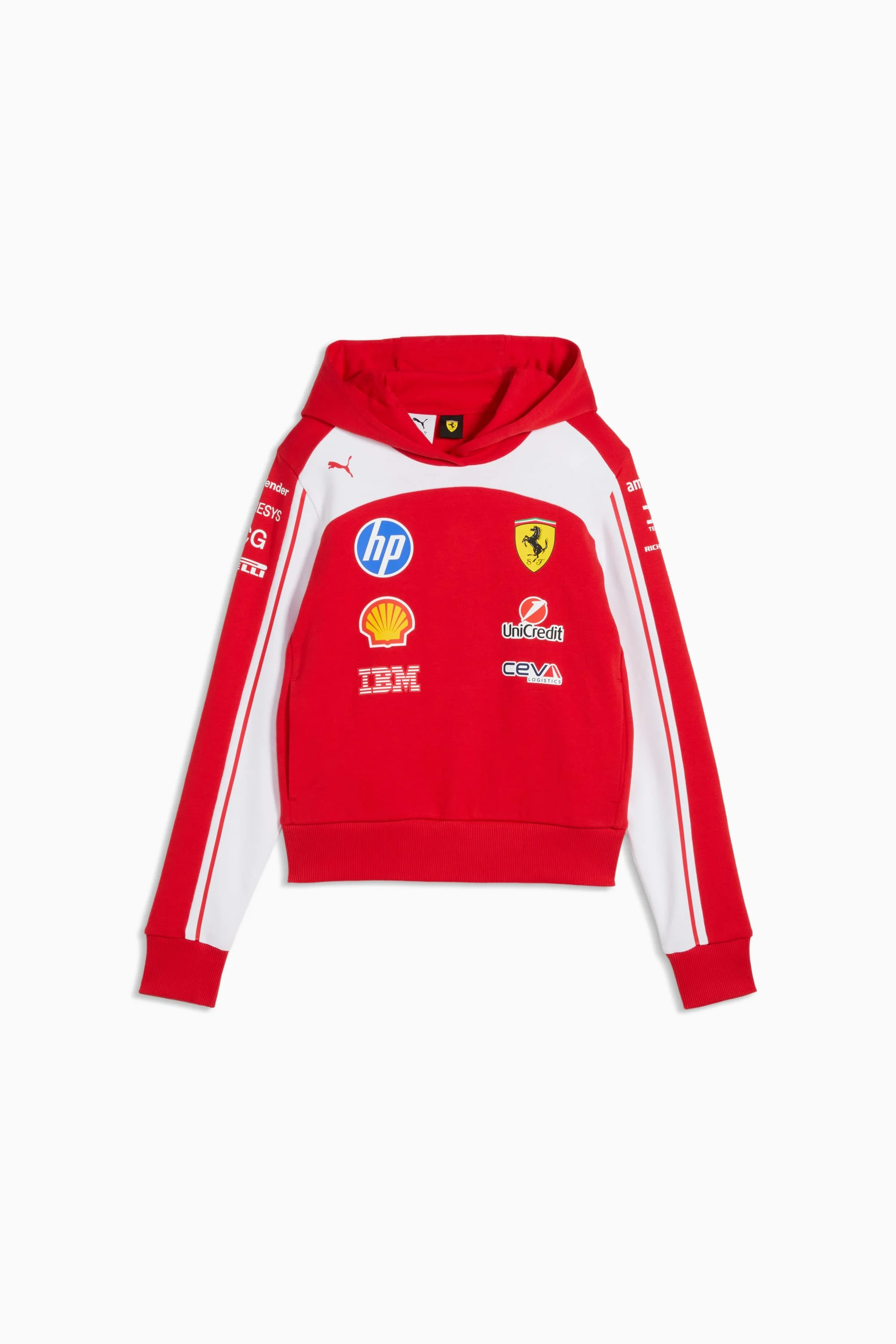 Scuderia Ferrari Women's Cropped Replica Hoodie - 1
