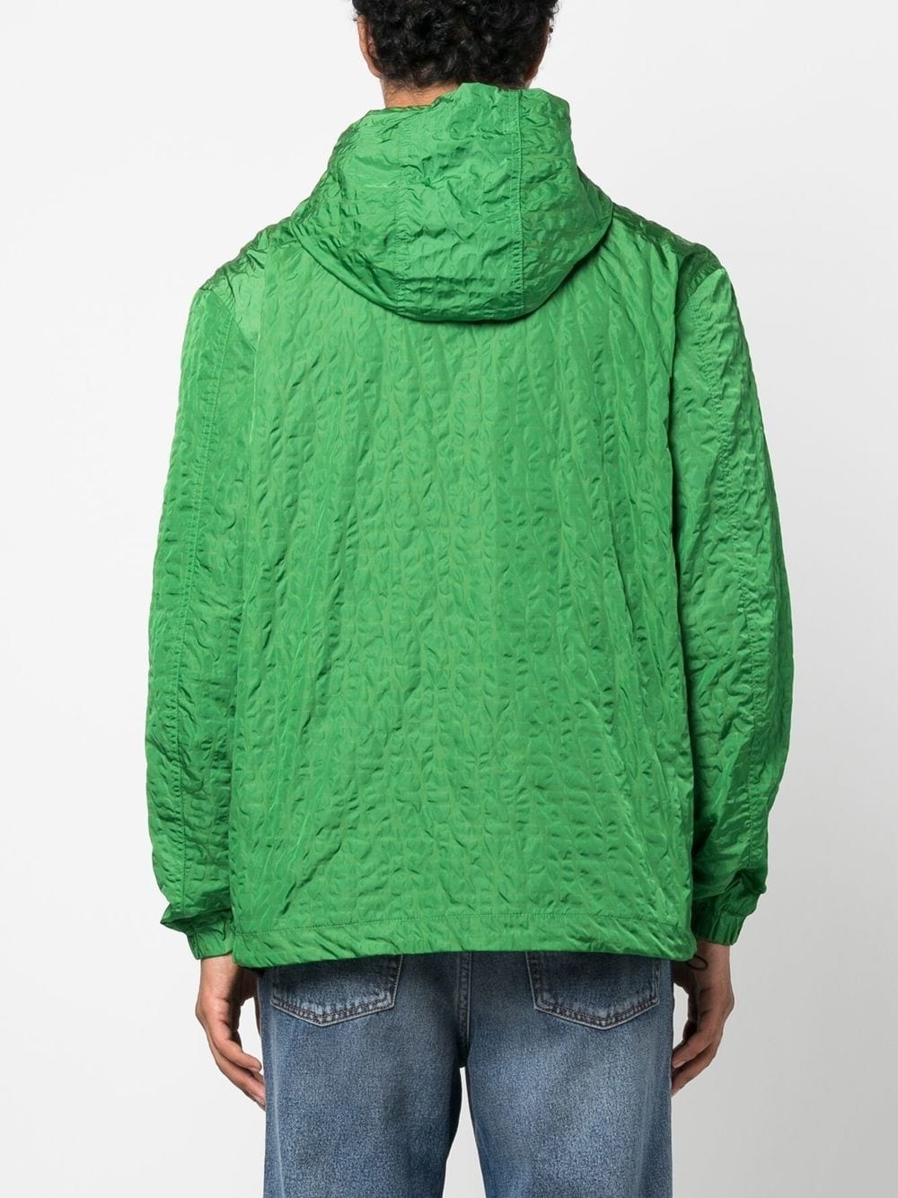textured hooded jacket - 4