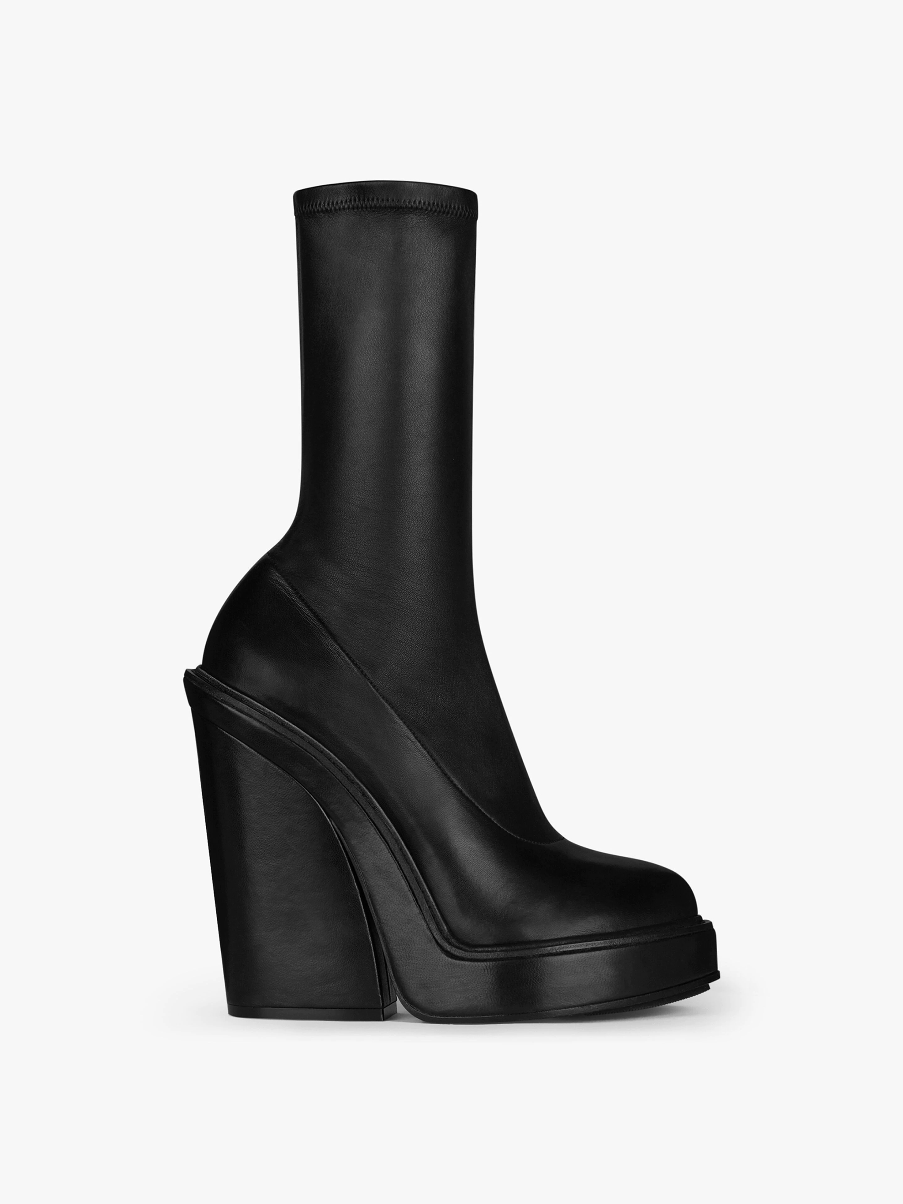 BOOTS IN STRETCH LEATHER - 1