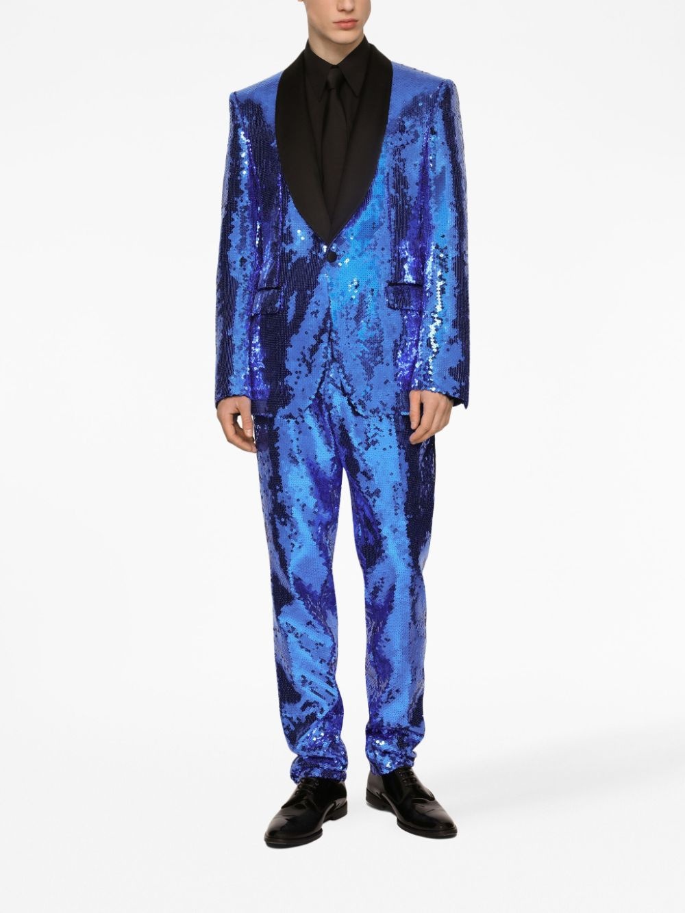 sequin-embellished suit - 3