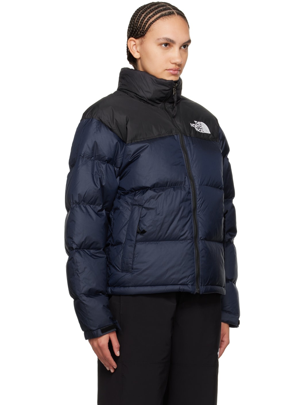 Navy & Black 1996 Retro Nuptse Down Jacket - 2