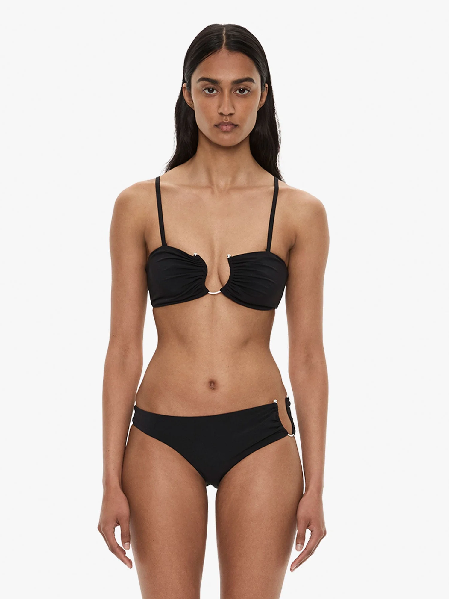 Ruched Crescent Bandeau - 1
