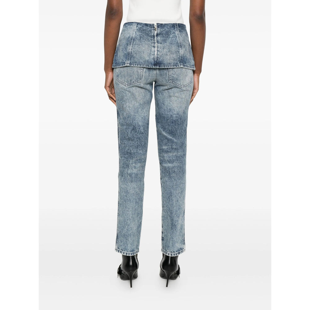 Diesel Blue Denim - Straight-Leg Jeans Women - 2
