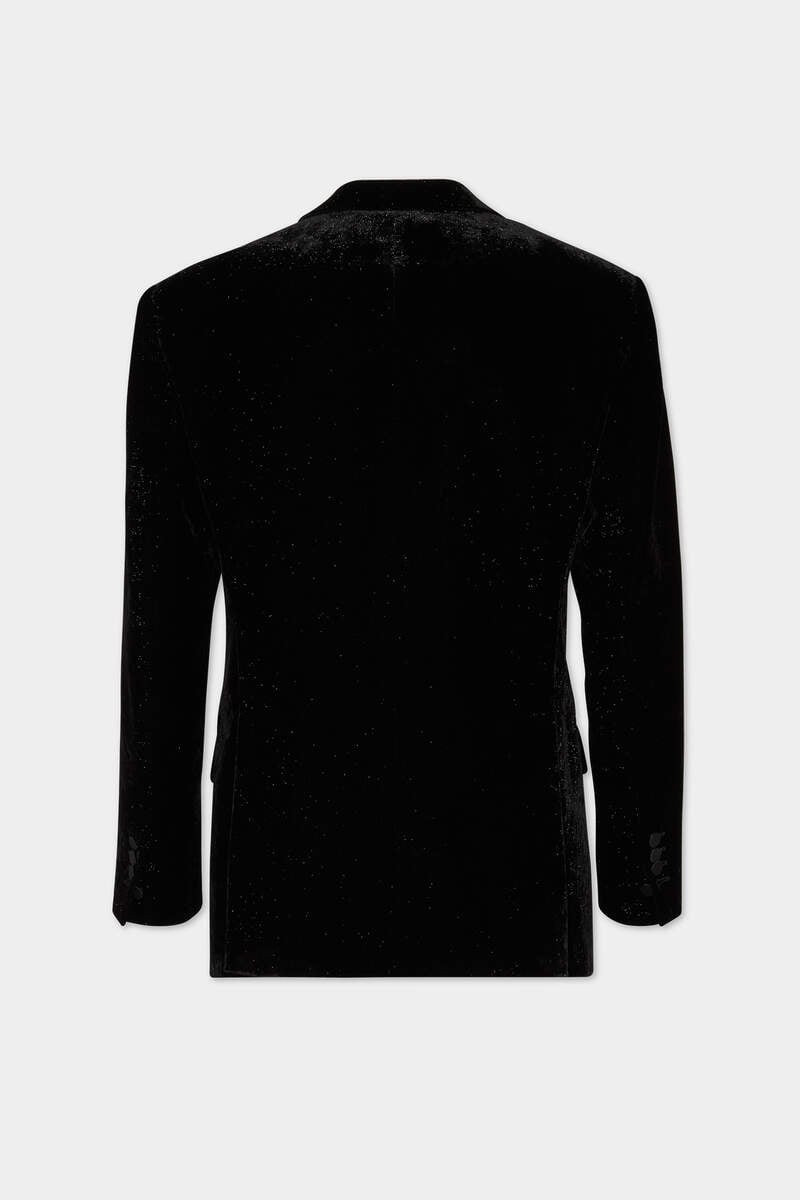 DSQUARED2 SHINY VELVET SEXY DOUBLE BREASTED PALM BEACH BLAZER outlook