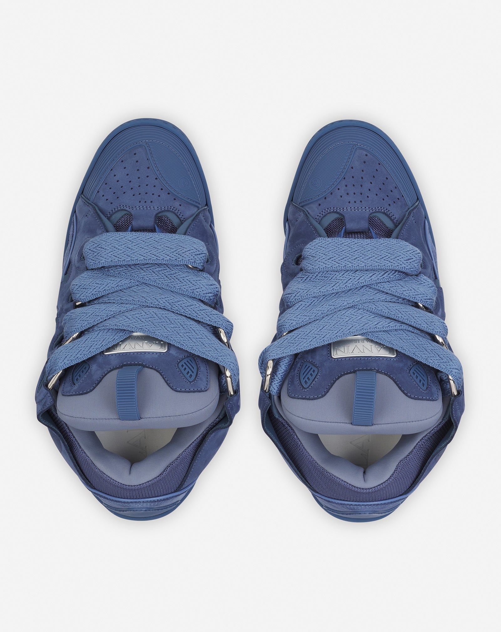 LEATHER CURB SNEAKERS - 3