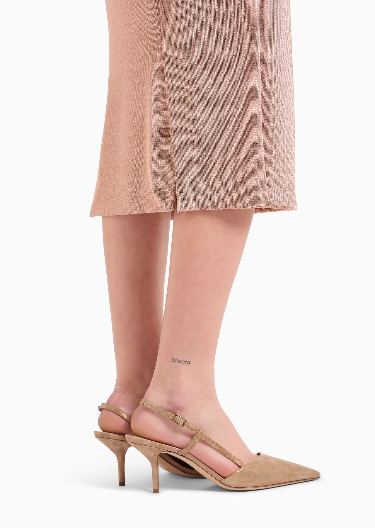Longuette skirt in viscose bonded jersey - 6