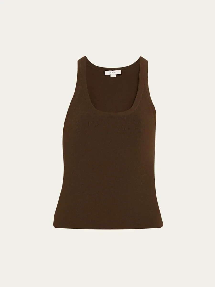 Stretch-Viscose Tank Top - 1