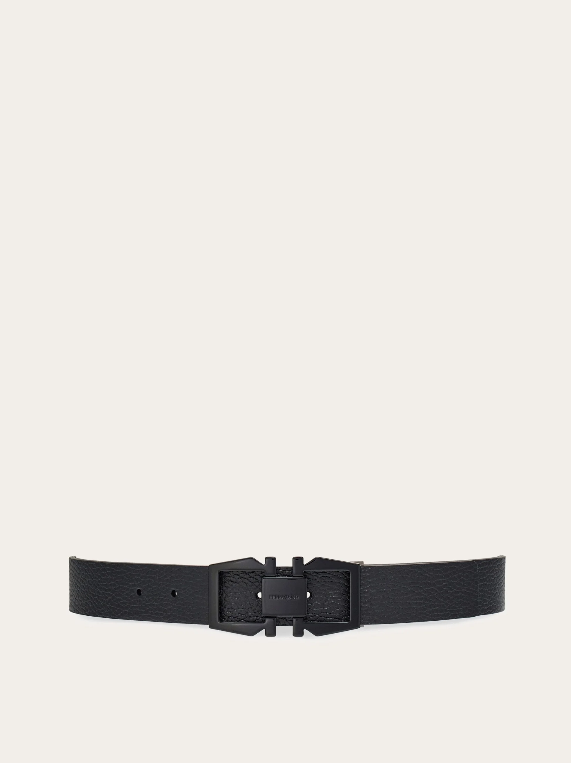 Reversible and adjustable Gancini belt - 1