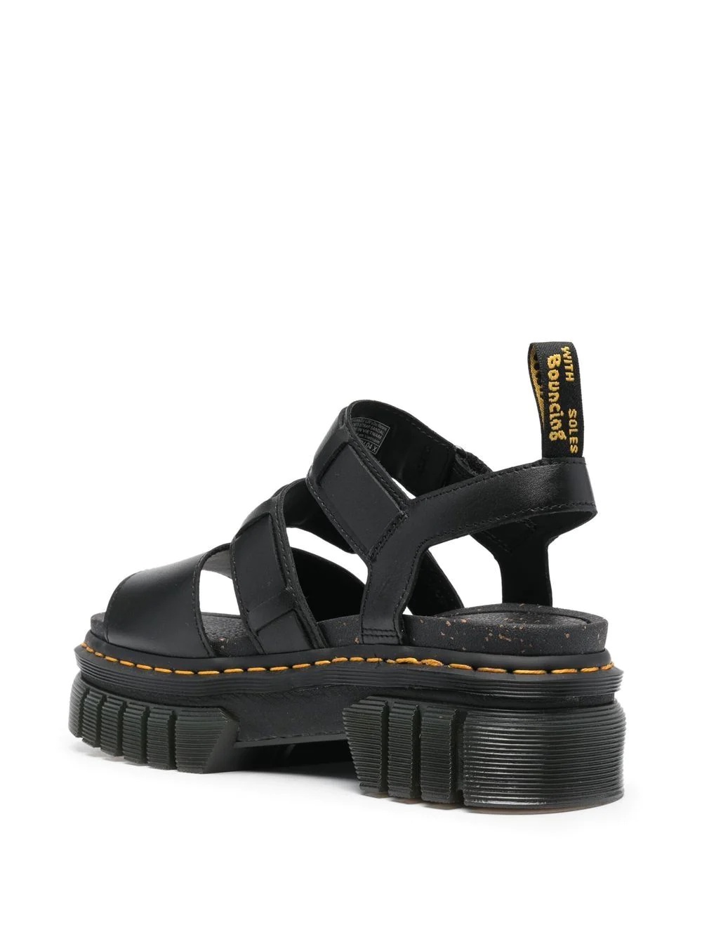 Ricki leather platform sandals - 3